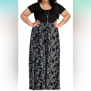 Short Sleeve Maxi Dress